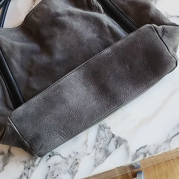 See By Chloe Harriet HOBO Large Gray Leather Tote Bag - Picture 6 of 16